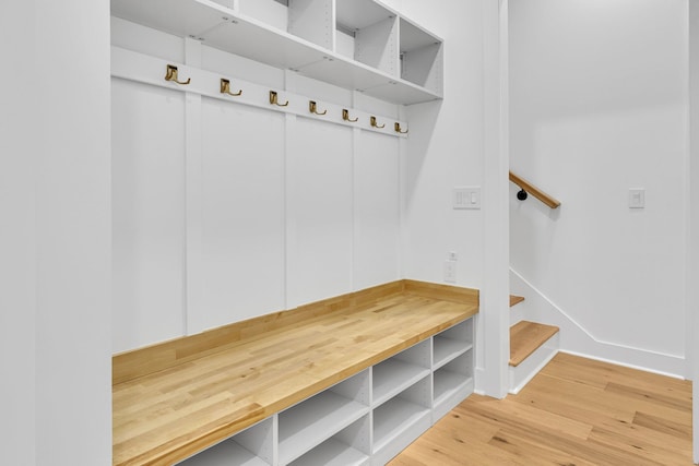 164 Triangle Pine Rd, Fountain Inn, SC 29644 - mudroom with wood finished floors and baseboards