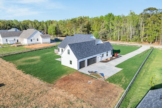 164 Triangle Pine Rd, Fountain Inn, SC 29644 - view from above of property with a forest
