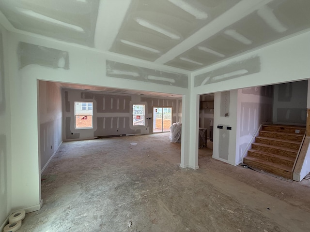 2397 Mill Loop, Spartanburg, SC 29301 - unfurnished living room featuring stairs