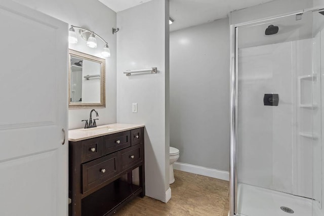 1620 Rainbow Lake Rd, Inman, SC 29349 - bathroom featuring a stall shower and vanity