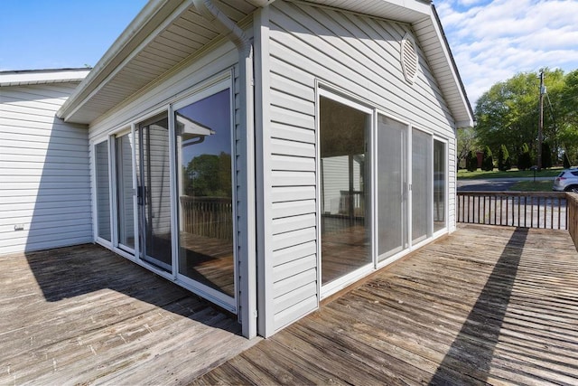 221 Lakeview Dr, Liberty, SC 29657 - view of wooden terrace