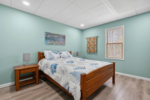 116 Dorothy Ln, Pickens, SC 29671 - bedroom with a paneled ceiling, wood finished floors, and recessed lighting