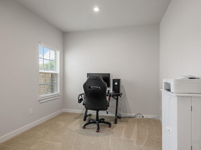 1848 Sourwood Dr, Woodruff, SC 29388 - carpeted office with baseboards