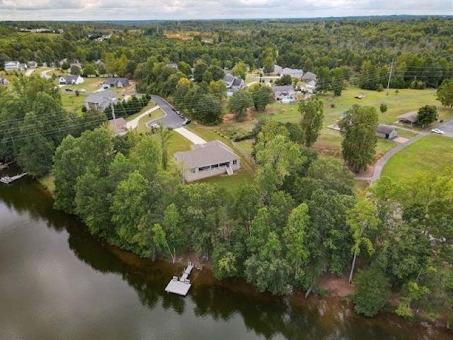 217 Aqua Cove Ct, Inman, SC 29349 - aerial view of property and surrounding area with a forest and a nearby body of water