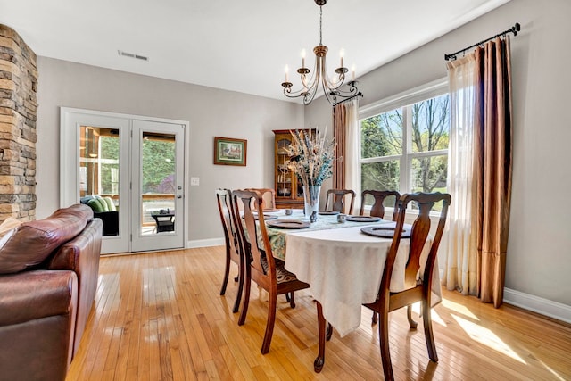204 Lord Byron Ln, Travelers Rest, SC 29690 - dining space featuring a chandelier and light wood-type flooring