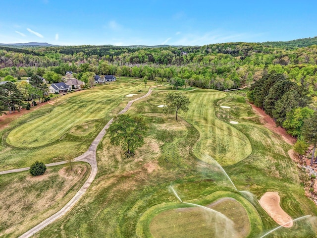 204 Lord Byron Ln, Travelers Rest, SC 29690 - aerial view of property and surrounding area with a forest and a golf club