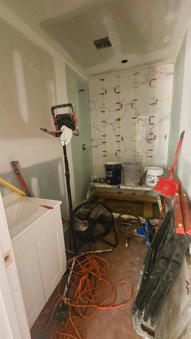 10 Bobo St, Inman, SC 29349 - miscellaneous room with concrete floors