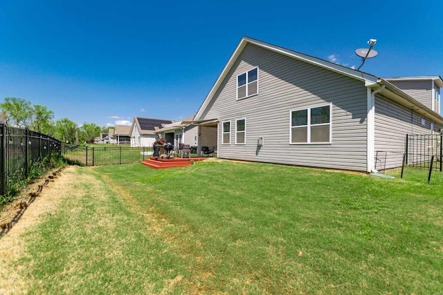 5 Yellow Fox Rd, Greer, SC 29650 - back of house featuring a fenced backyard and a wooden deck