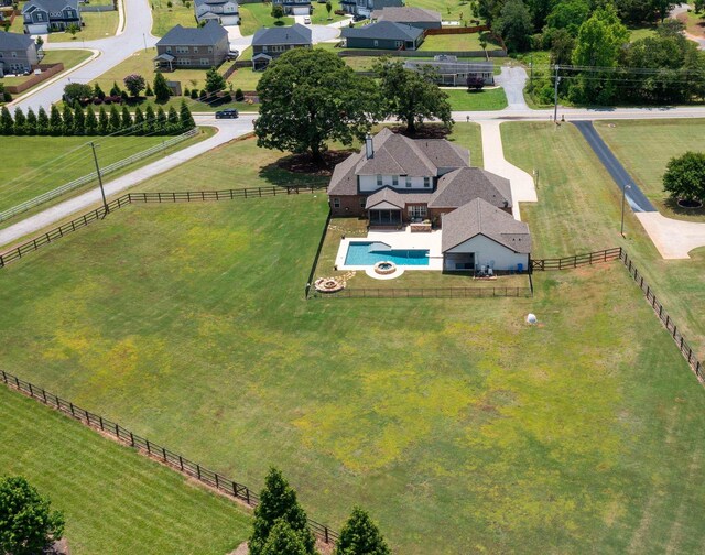 865 Westmoreland Rd, Greer, SC 29651 - view from above of property with a pool