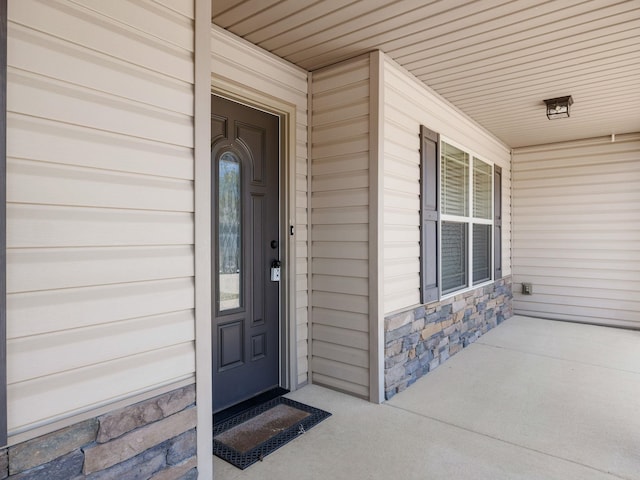 311 Hayfield Ct, Boiling Springs, SC 29316 - entrance to property with covered porch and stone siding