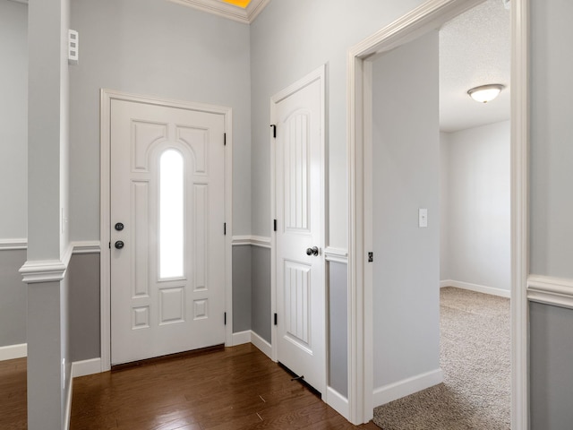 311 Hayfield Ct, Boiling Springs, SC 29316 - foyer entrance featuring baseboards and dark wood-style floors