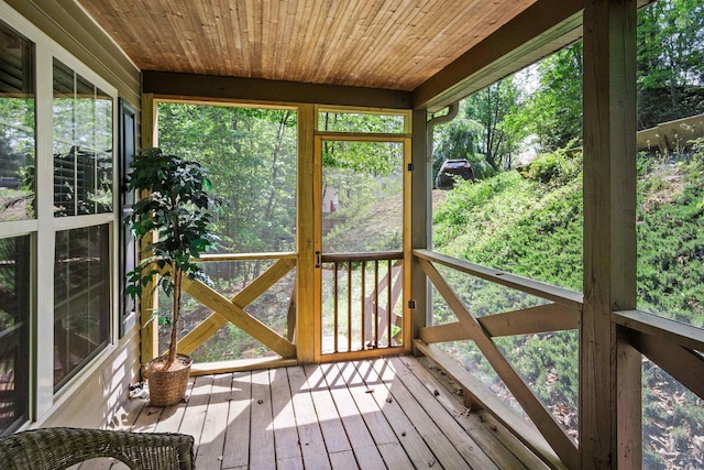 419 Hidden Hill Rd, Tryon, NC 28782 - view of unfurnished sunroom