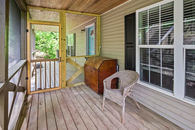 419 Hidden Hill Rd, Tryon, NC 28782 - view of wooden porch