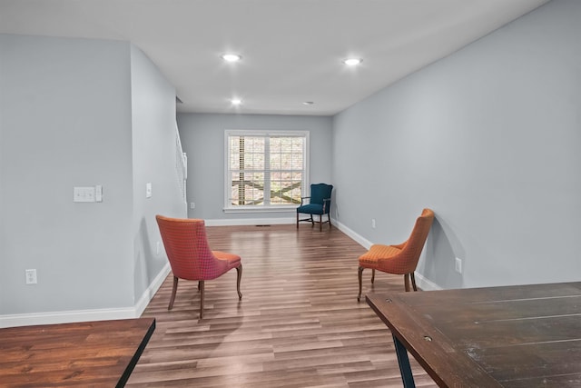 419 Hidden Hill Rd, Tryon, NC 28782 - living area featuring wood finished floors and recessed lighting