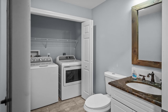 419 Hidden Hill Rd, Tryon, NC 28782 - half bath with separate washer and dryer and vanity