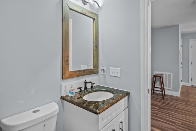 419 Hidden Hill Rd, Tryon, NC 28782 - bathroom with vanity and wood finished floors