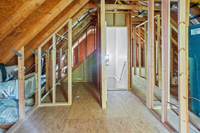 419 Hidden Hill Rd, Tryon, NC 28782 - view of unfinished attic