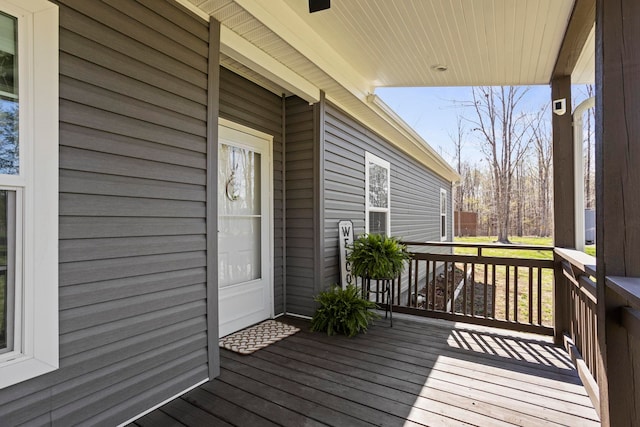 140 Vera Ln, Columbus, NC 28722 - view of wooden porch
