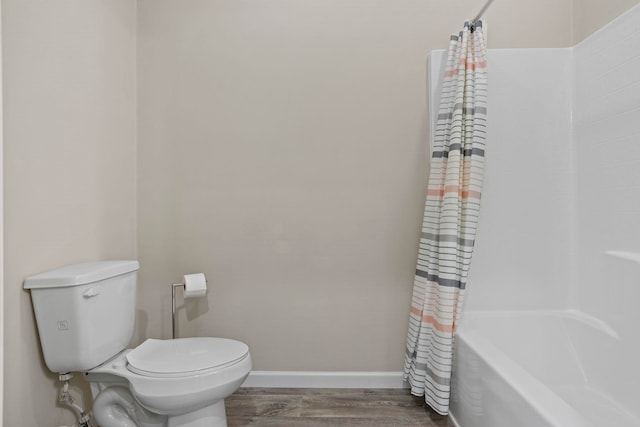 140 Vera Ln, Columbus, NC 28722 - bathroom featuring wood finished floors and shower / bath combo