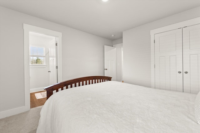 424 Granbury Dr, Duncan, SC 29334 - bedroom with a closet and carpet floors