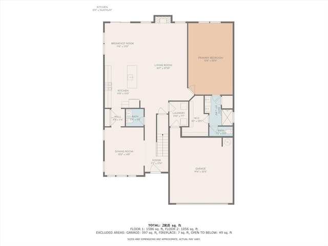 424 Granbury Dr, Duncan, SC 29334 - view of home floor plan