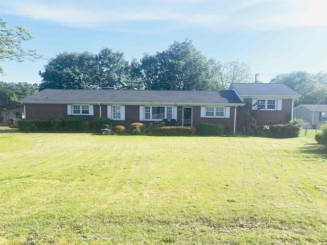 209 Demos Dr, Roebuck, SC 29376 - view of front facade featuring brick siding and a front lawn