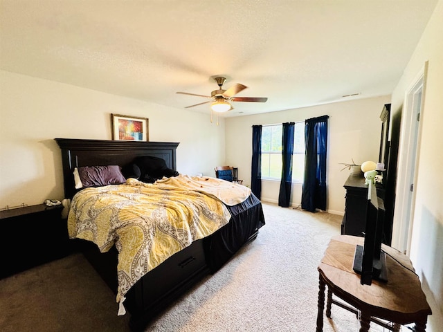 411 Triple Crown Way, Spartanburg, SC 29301 - bedroom featuring light colored carpet and a ceiling fan
