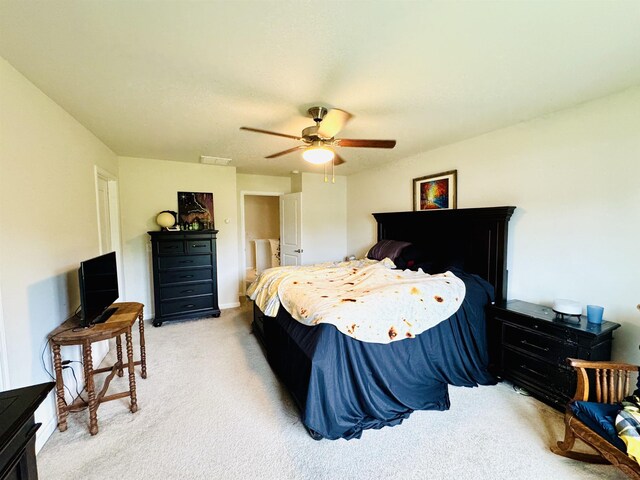 411 Triple Crown Way, Spartanburg, SC 29301 - bedroom with light colored carpet and ceiling fan