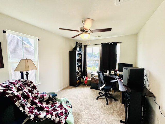 411 Triple Crown Way, Spartanburg, SC 29301 - office with light colored carpet and ceiling fan