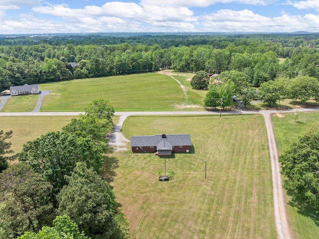 1310 Mount Zion Rd, Spartanburg, SC 29303 - overview of rural landscape with a forest