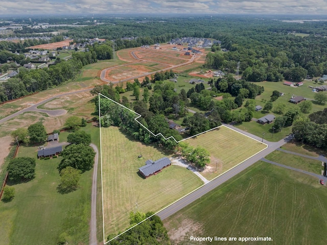 1310 Mount Zion Rd, Spartanburg, SC 29303 - aerial overview of property's location featuring property parcel outlined