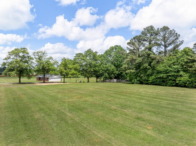 1310 Mount Zion Rd, Spartanburg, SC 29303 - view of yard with a garage
