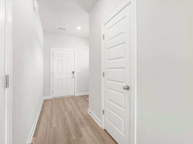 126 Arrow Ct, Greer, SC 29651 - hallway with light wood-type flooring and recessed lighting