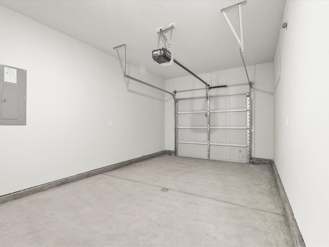 126 Arrow Ct, Greer, SC 29651 - garage with electric panel and a garage door opener