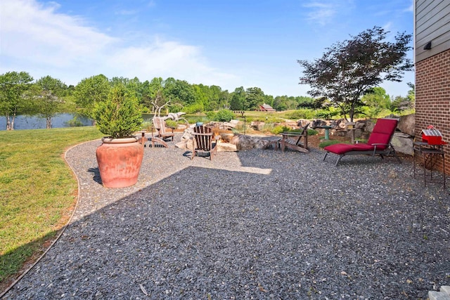 270 Watkins Rd, Campobello, SC 29322 - view of grassy yard featuring a water view
