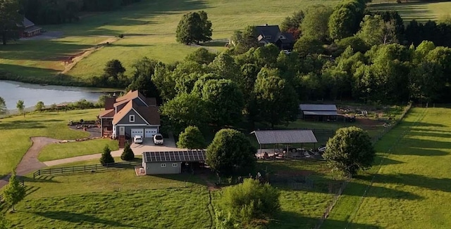 270 Watkins Rd, Campobello, SC 29322 - aerial view of property's location featuring a nearby body of water and rural landscape