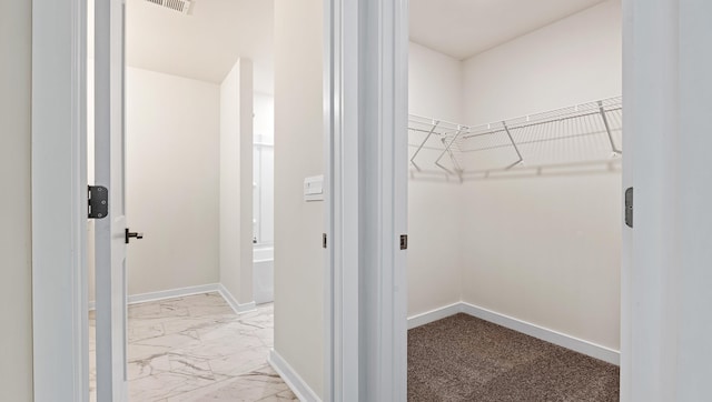 310 Fiery Rd, Mauldin, SC 29607 - walk in closet with light marble finish flooring