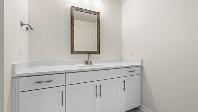 310 Fiery Rd, Mauldin, SC 29607 - bathroom with vanity and baseboards