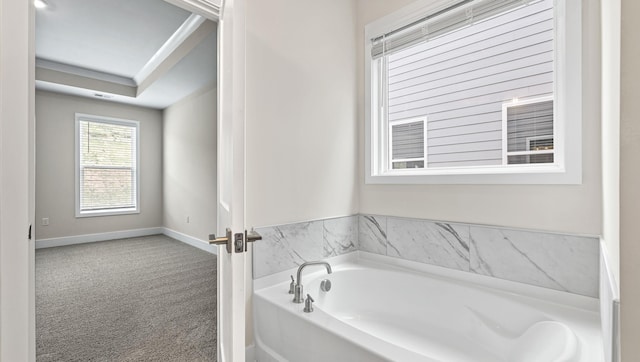 310 Fiery Rd, Mauldin, SC 29607 - bathroom featuring a bath and baseboards