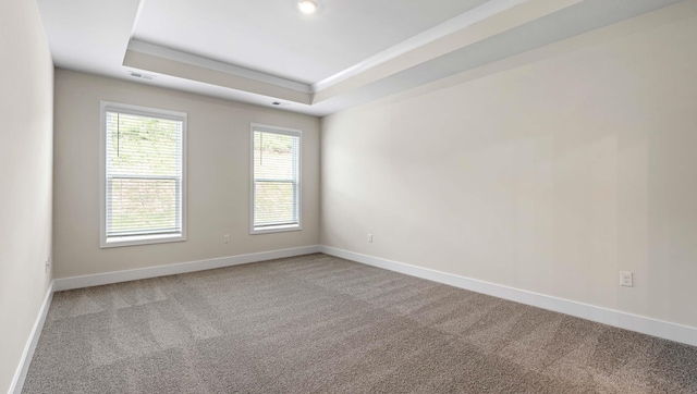 310 Fiery Rd, Mauldin, SC 29607 - carpeted empty room with a raised ceiling and crown molding