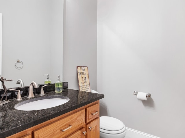 154 Broken Bow Run, Pickens, SC 29671 - half bathroom with toilet and vanity