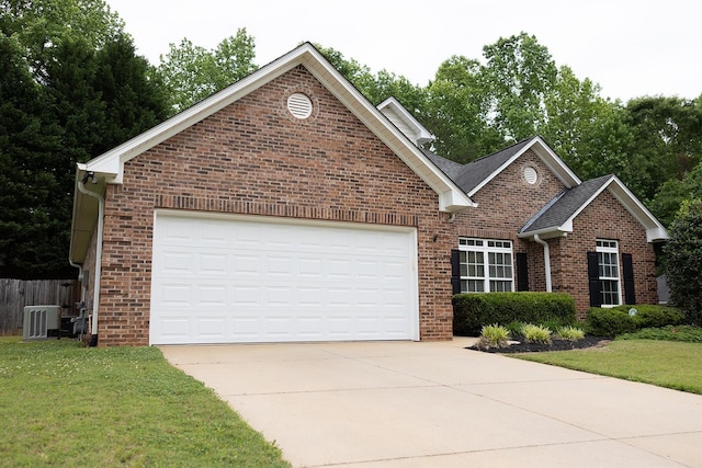 413 N Sweetwater Hills Dr, Moore, SC 29369 - view of front of property with brick siding, concrete driveway, and a garage
