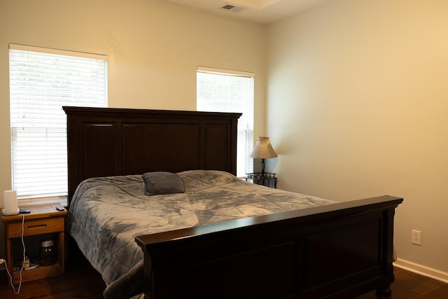 413 N Sweetwater Hills Dr, Moore, SC 29369 - bedroom featuring dark wood finished floors and baseboards