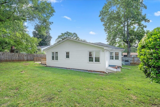 222 Woodview Ave, Spartanburg, SC 29306 - rear view of house featuring a fenced backyard