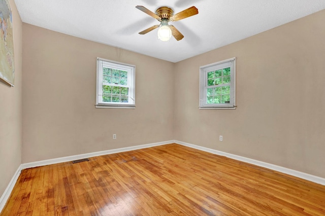 211 Skyline Rd, Greer, SC 29651 - unfurnished room featuring light wood finished floors and ceiling fan