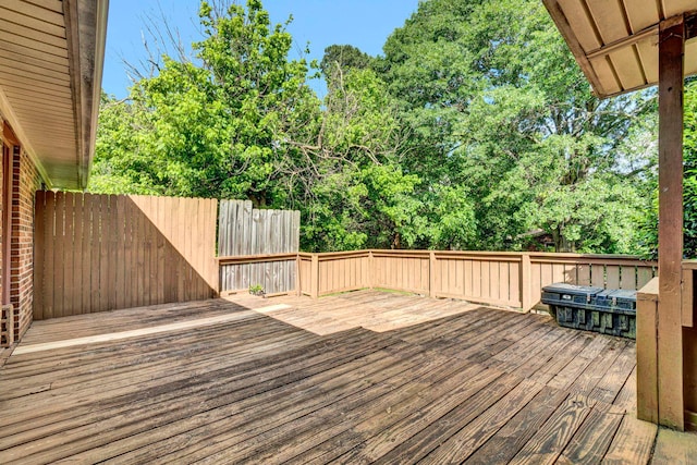 211 Skyline Rd, Greer, SC 29651 - view of wooden deck