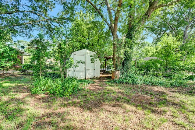 211 Skyline Rd, Greer, SC 29651 - view of yard with a storage unit