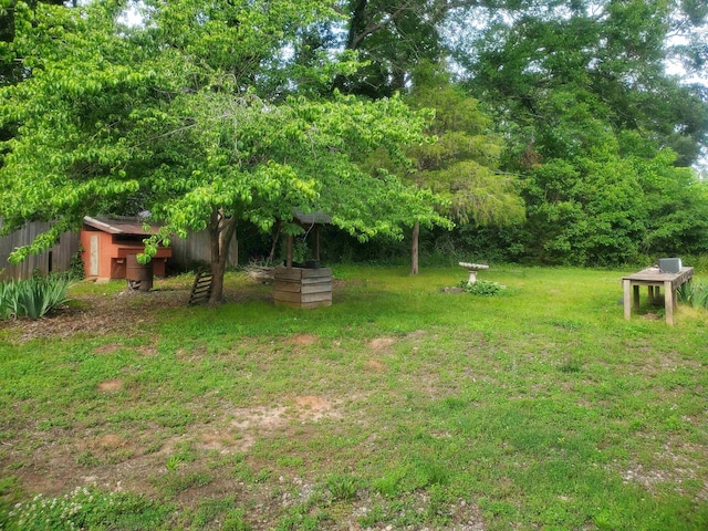 190 Beaverdam Church Rd, Enoree, SC 29335 - view of green lawn with a shed