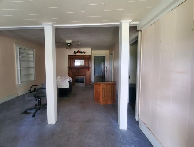 190 Beaverdam Church Rd, Enoree, SC 29335 - view of patio featuring heating unit and ceiling fan