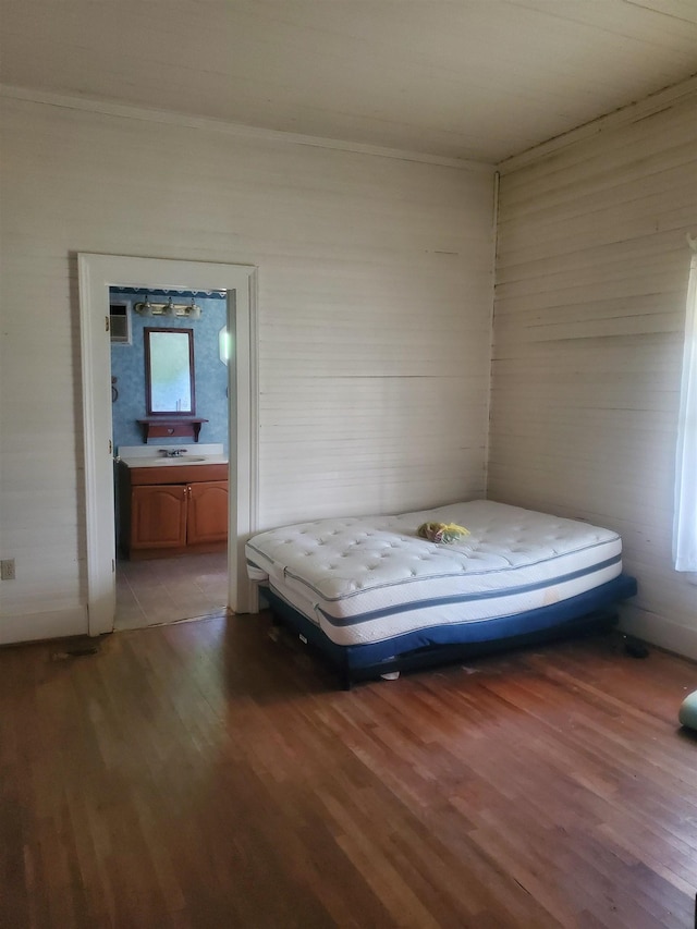190 Beaverdam Church Rd, Enoree, SC 29335 - bedroom with light wood-style floors and ensuite bath